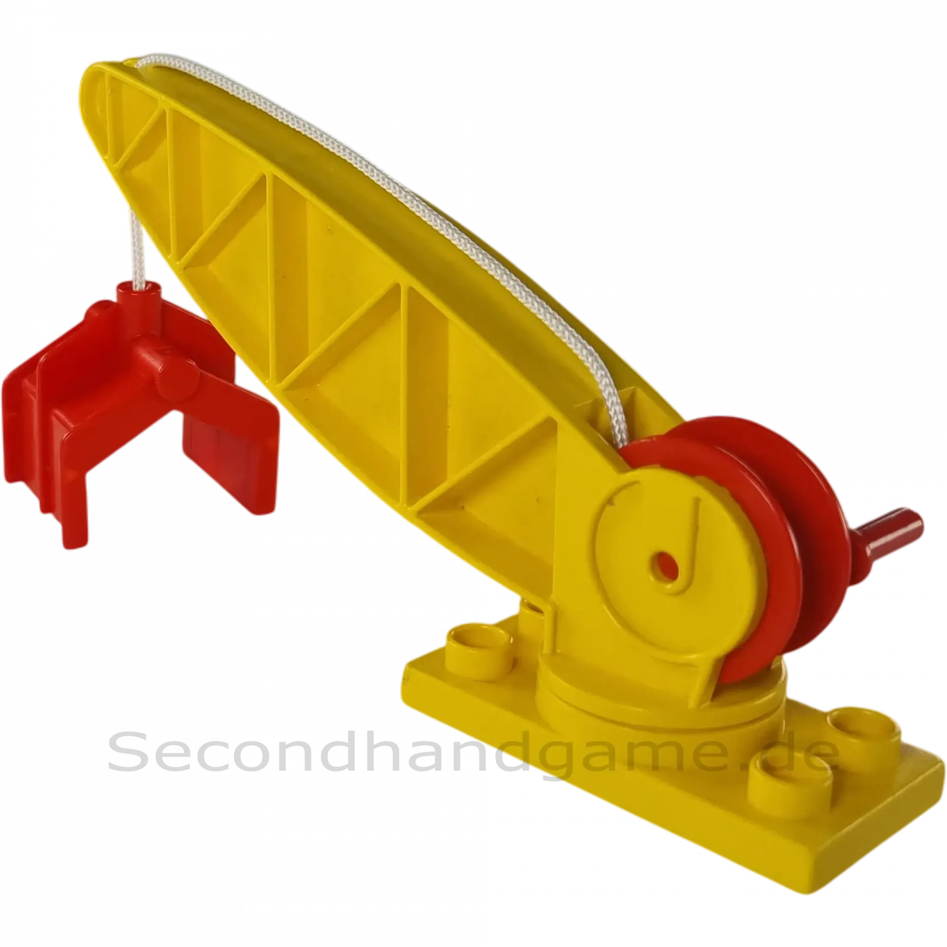 Lego Duplo 4567 Kran Arm Ausleger Gelb mit Schnurrolle
