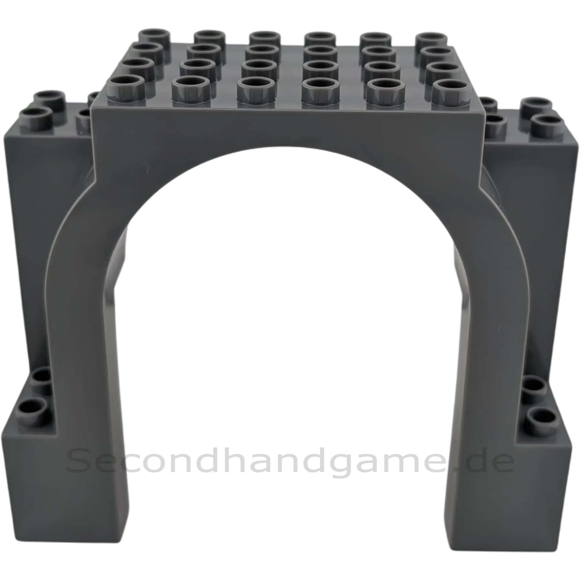 Lego Duplo 5551 Eisenbahn Tunnel Brücke Dunkelgrau