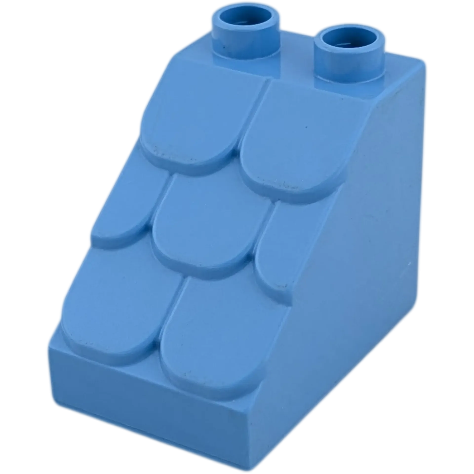 Lego Duplo Dachfenster Dachziegel Dachboden Blaugrau zwei Noppen