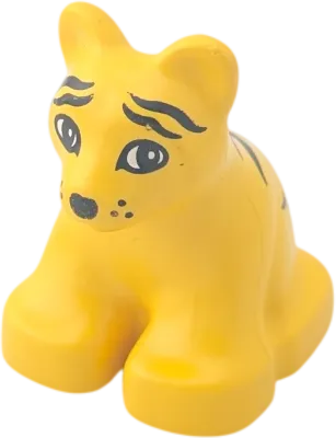 Lego Duplo Tiger Klein Tigerkind Gelb Schwarz