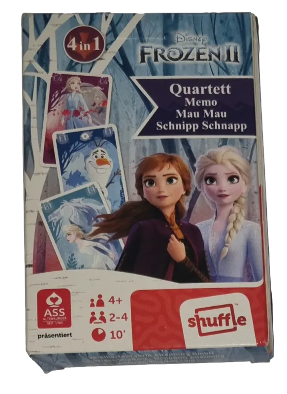 ASS Disney Frozen 2 Quartett Memo Mau Mau Schnipp Schnapp