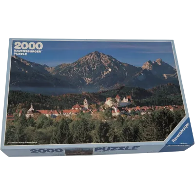 Ravensburger Puzzle Blick auf Füssen 2000 Teile 62558261, ab 14 Jahren