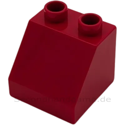 Lego Duplo 6474 Schrägstein 2x2x1 Rot
