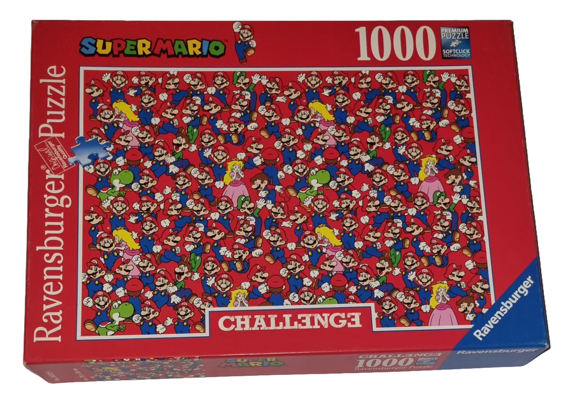 Ravensburger Premium Softclick Puzzle Challenge 1000 Teile 165254 Super Mario Challenge