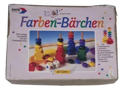 Noris Farben-Bärchen Spielens lernen
