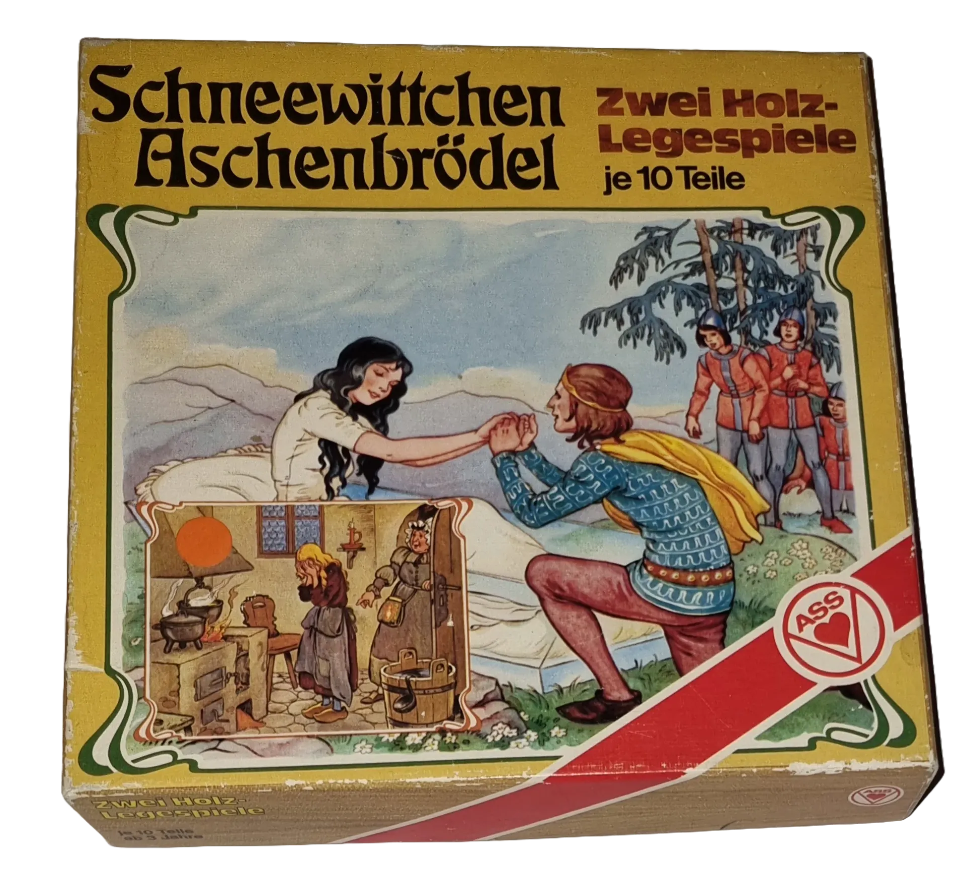 ASS Schneewittchen Aschenbrödel 2x 10 Teile