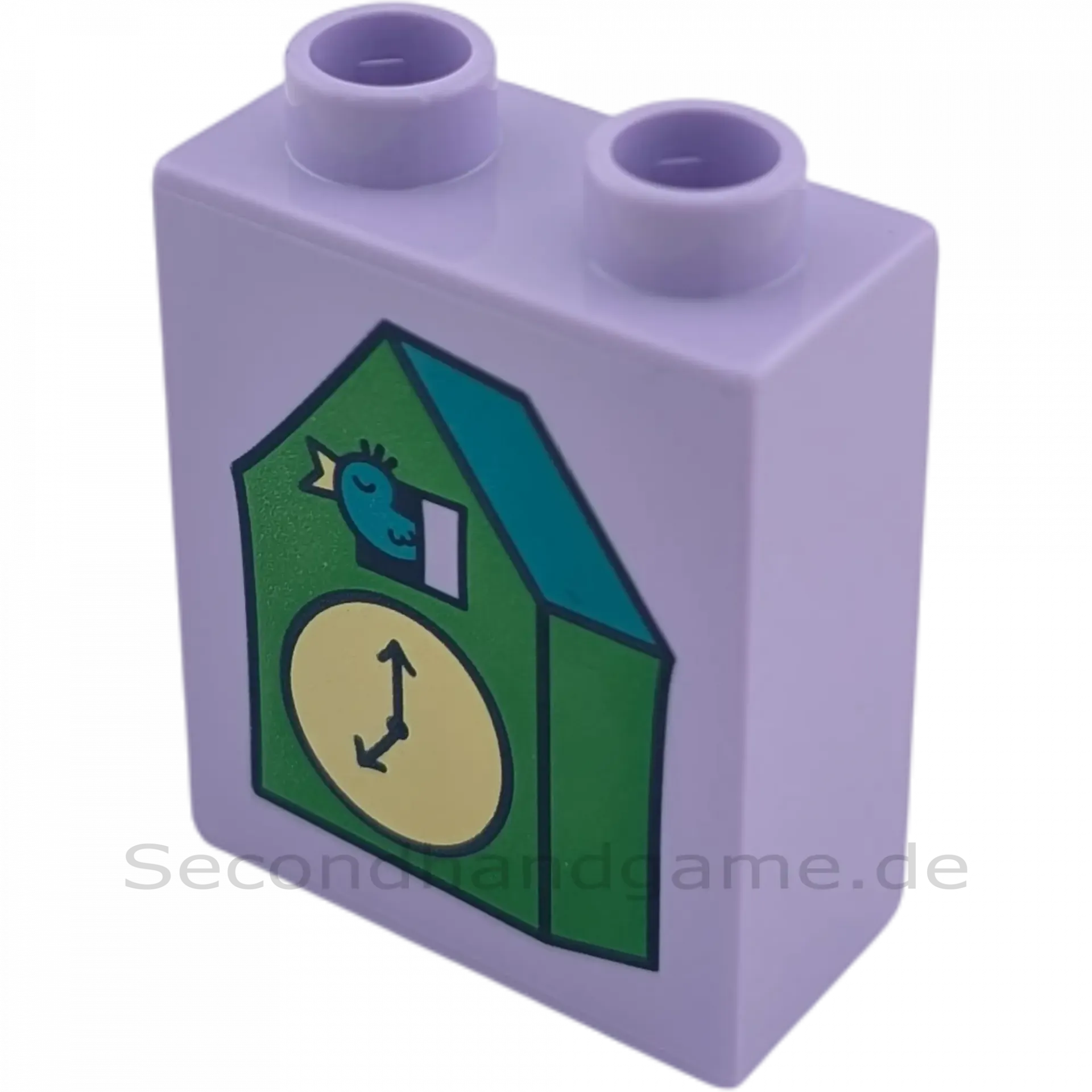 Lego Duplo 4066 Stein 1x2x2 Lila Vogelhaus Gartendeko