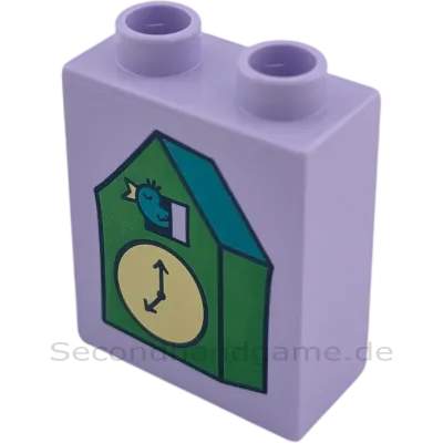Lego Duplo 4066 Stein 1x2x2 Lila Vogelhaus Gartendeko