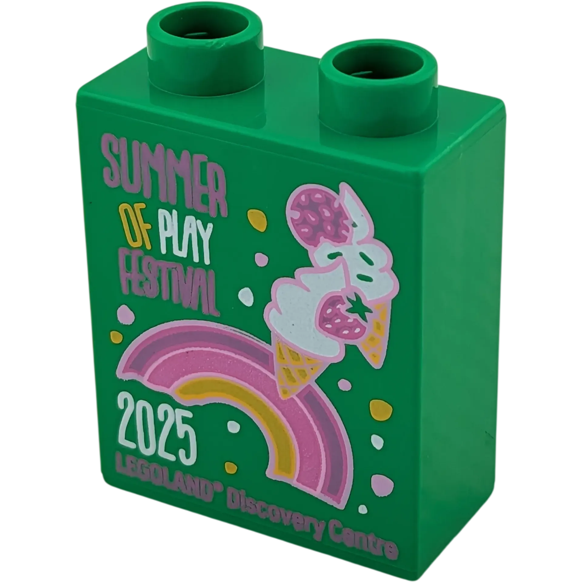 Lego Duplo 4066 Mittelgrün mit Regenbogen und Eis Summer of play Festival 2025