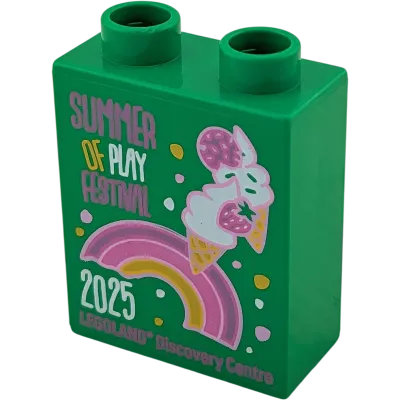 Lego Duplo 4066 Mittelgrün mit Regenbogen und Eis Summer of play Festival 2025