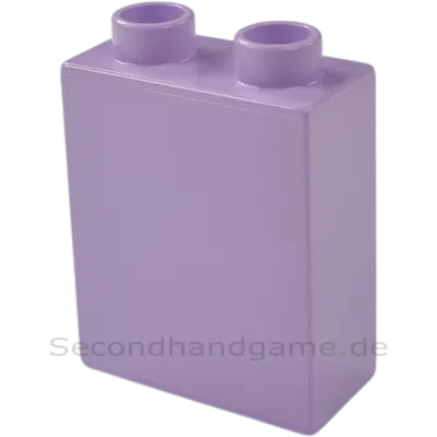 Lego Duplo 4066 Stein 1x2x2 Helllila