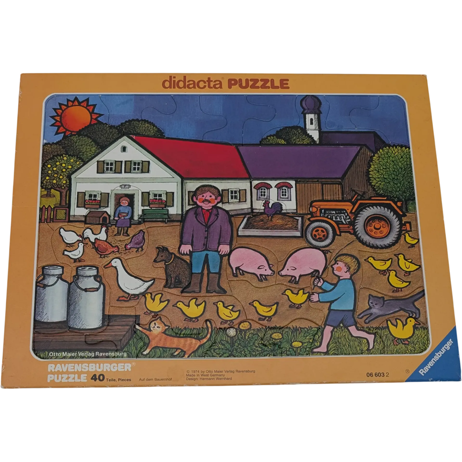 Ravensburger Didacta Tiere auf dem Bauernhof 34 Teile 066810