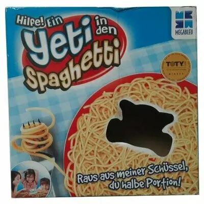 Megableu Hilfe! Ein Yeti in den Spaghetti