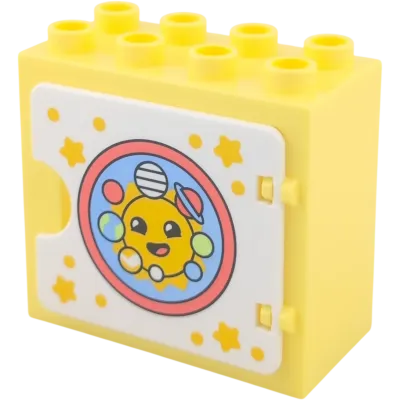 Lego Duplo 61649 Schrank Hellgelb Traumspielplatz mit Sonnensystem und Planeten