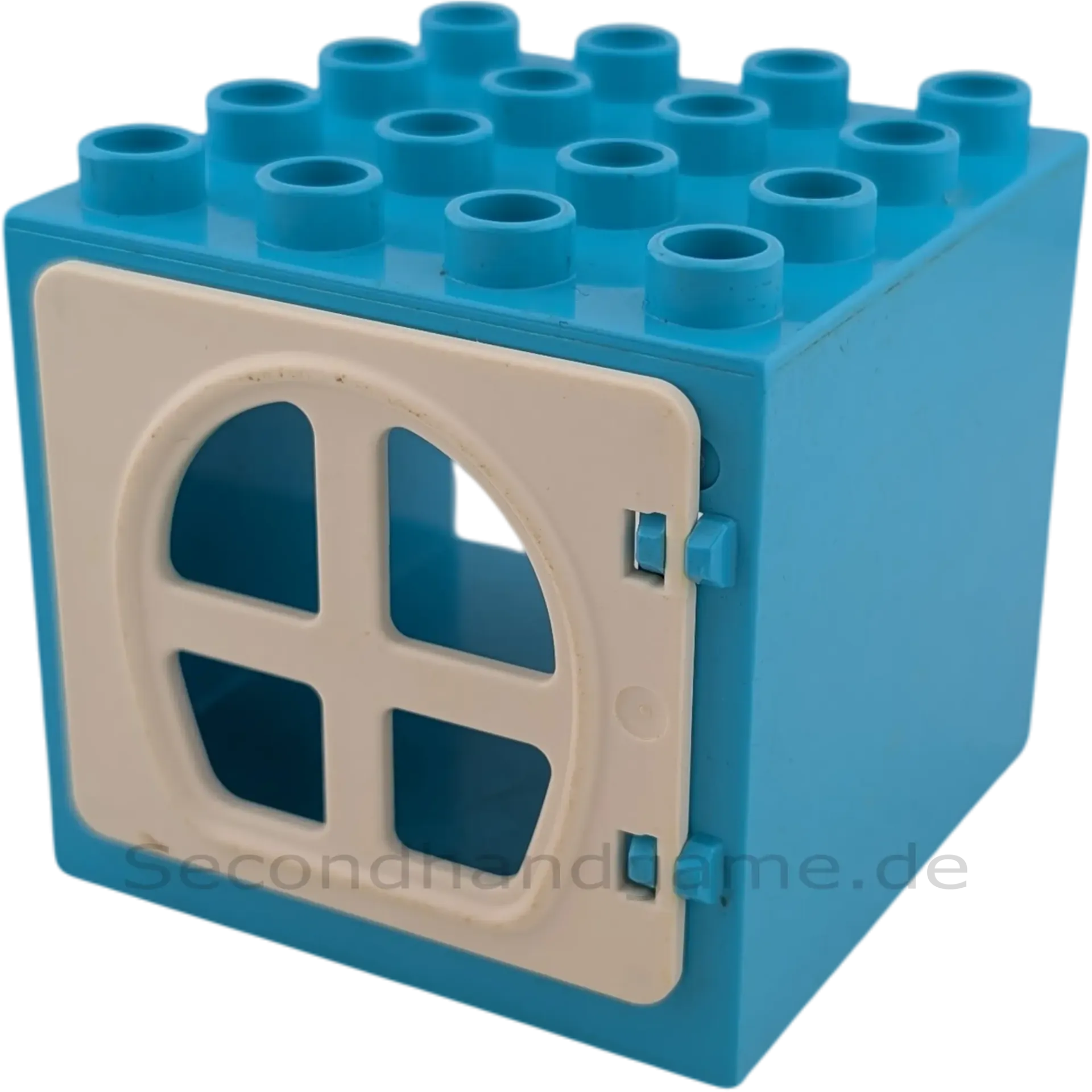Lego Duplo Fenster 4x4 Fenster Hellblau Weiß mit Rundbogen