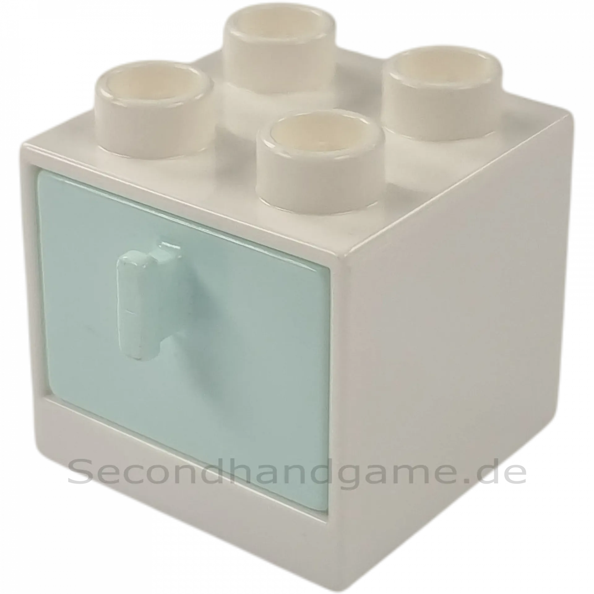 Lego Duplo 4890 Regal Schrank Weiß mit Schublade Mint