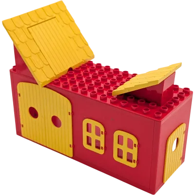 Lego Duplo großer Stall Scheune Haus Gebäude 2655 Bauernhof von 1984