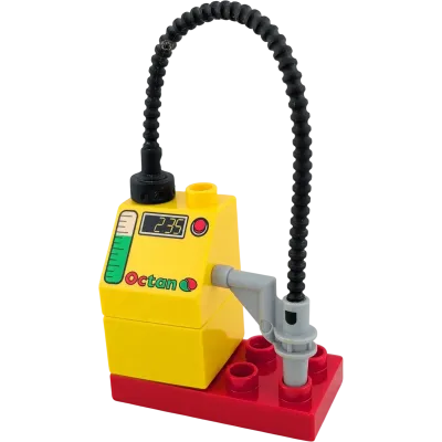 Lego Duplo 6474 Schrägstein 2x2x1 Gelb Octan Tankstelle mit Tankschlauch