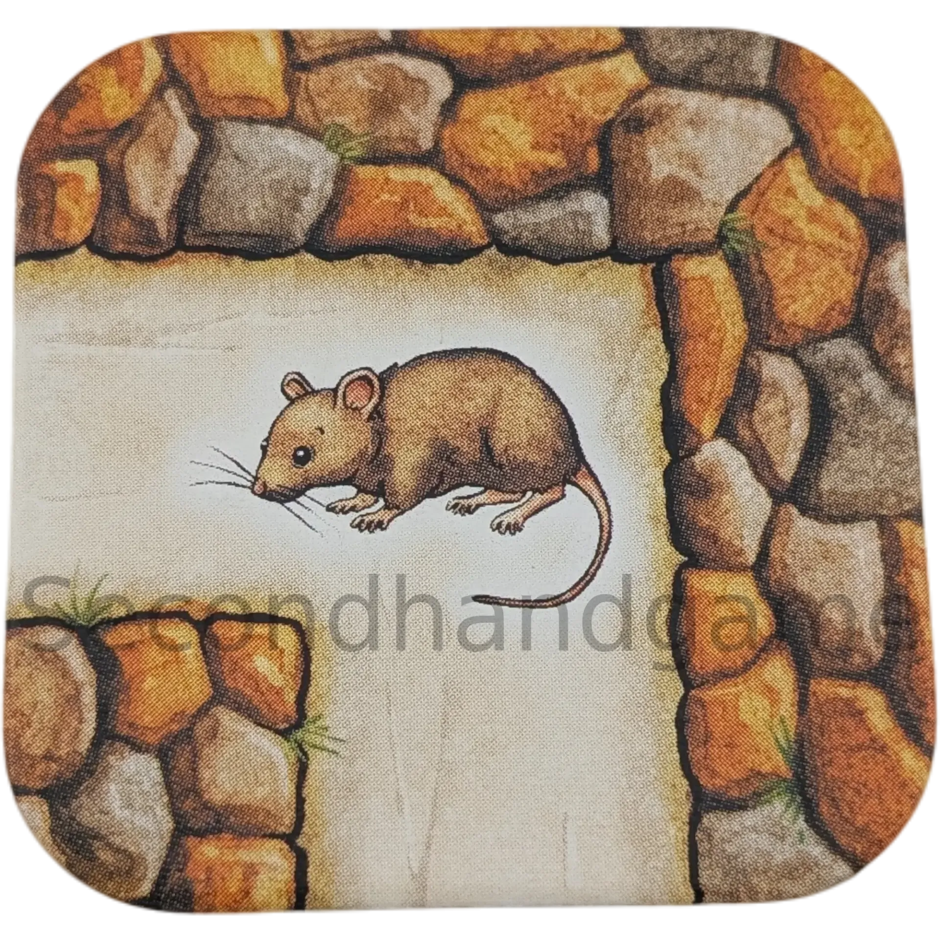Das verrückte Labyrinth Ersatzteile Schiebekarte Kurve mit Maus Ratte