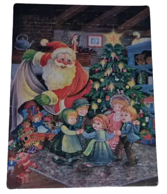 XXL Rahmenpuzzle 88 Teile Weihnachtspuzzle Weihnachtsmann