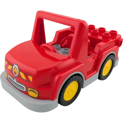 Lego Duplo Lastwagen Feuerwehrauto Jeep Rot
