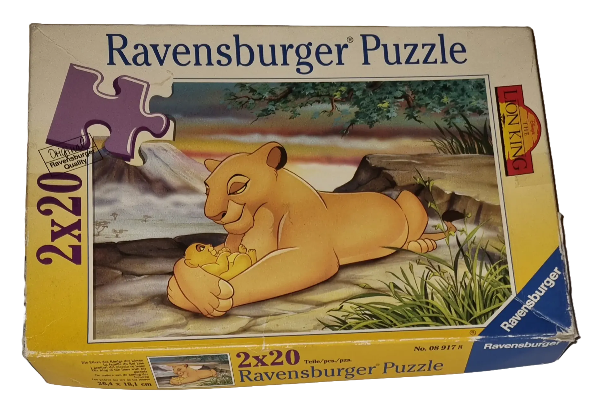 Ravensburger Puzzle 2 x 20 Teile Disney Lion the King 089178