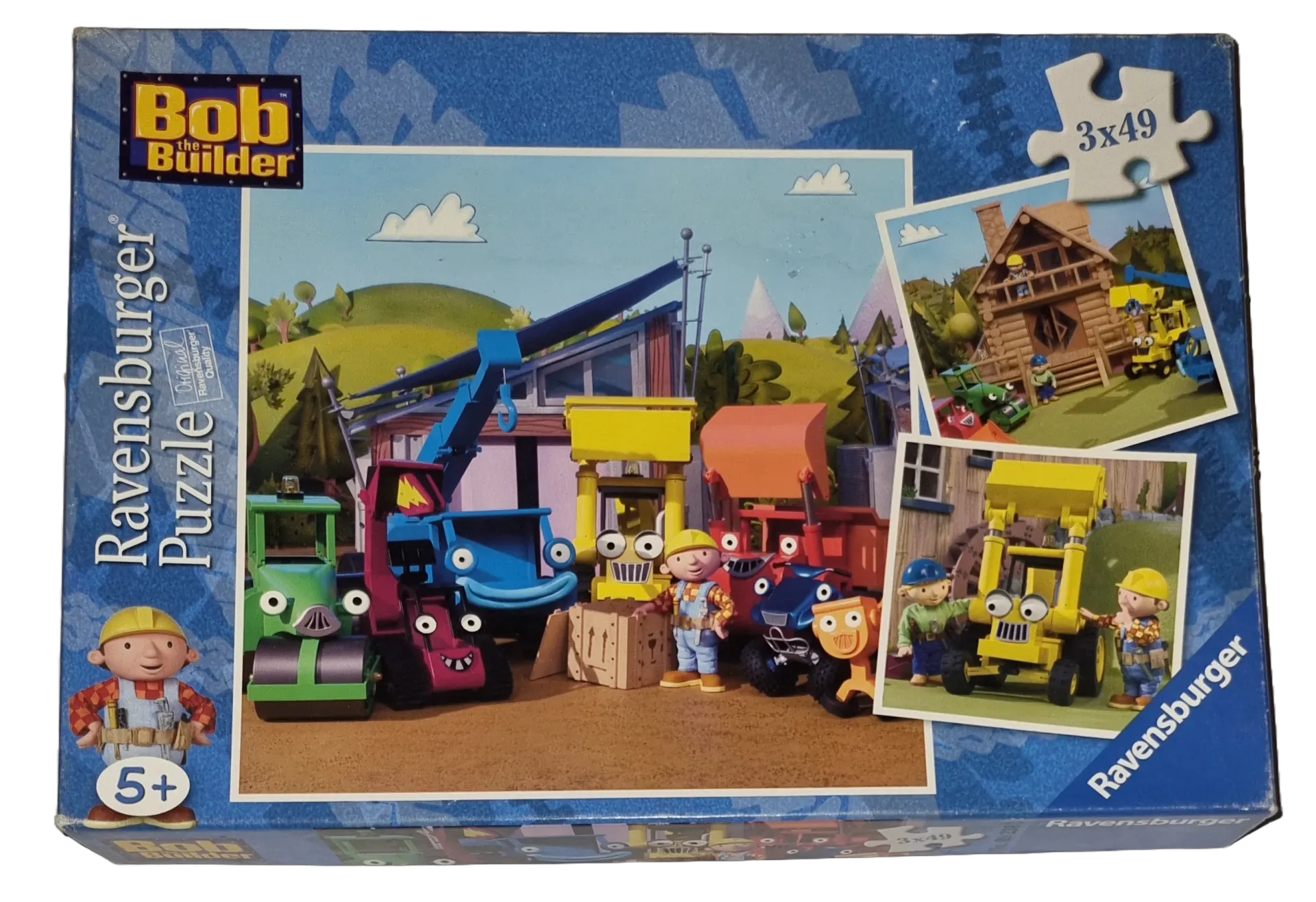 Ravensburger Puzzle Bob the builder bei der Arbeit 3 x 49 Teile Puzzle 092383