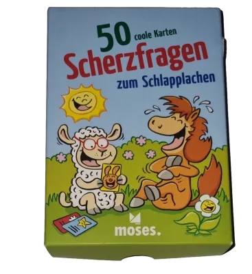 Moses 50 coole Karten Scherzfragen zum Schlapplachen