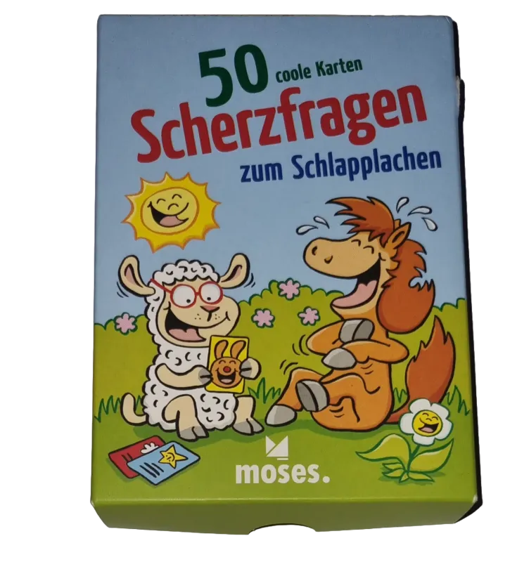 Moses 50 coole Karten Scherzfragen zum Schlapplachen