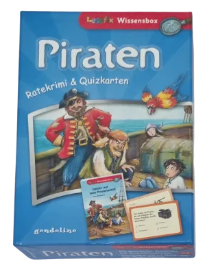 Gondolino Lesefix Piraten Ratekrimi & Quizkarten