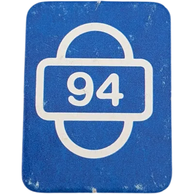 Ravensburger Scotland Yard Ersatzteile Blau Startkarte Zahl Vierundneuzig 94
