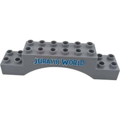 Lego Duplo 51704 Torbogen 2x10x2 Grau Jurassic World