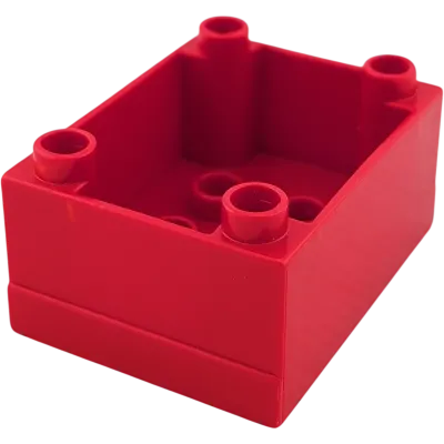 Lego Duplo 6407 Anhänger Aufsatz Rot Container Unterteil Tank Wagen Auto Feuerwehr