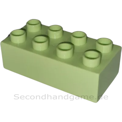 Lego Duplo 2x4 Baustein 3011 Hellgrün