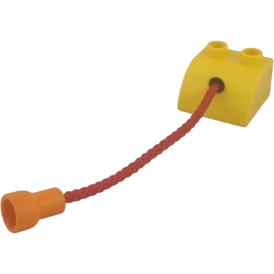 Lego Duplo 44198 Stein mit Seilschwanz Gelb