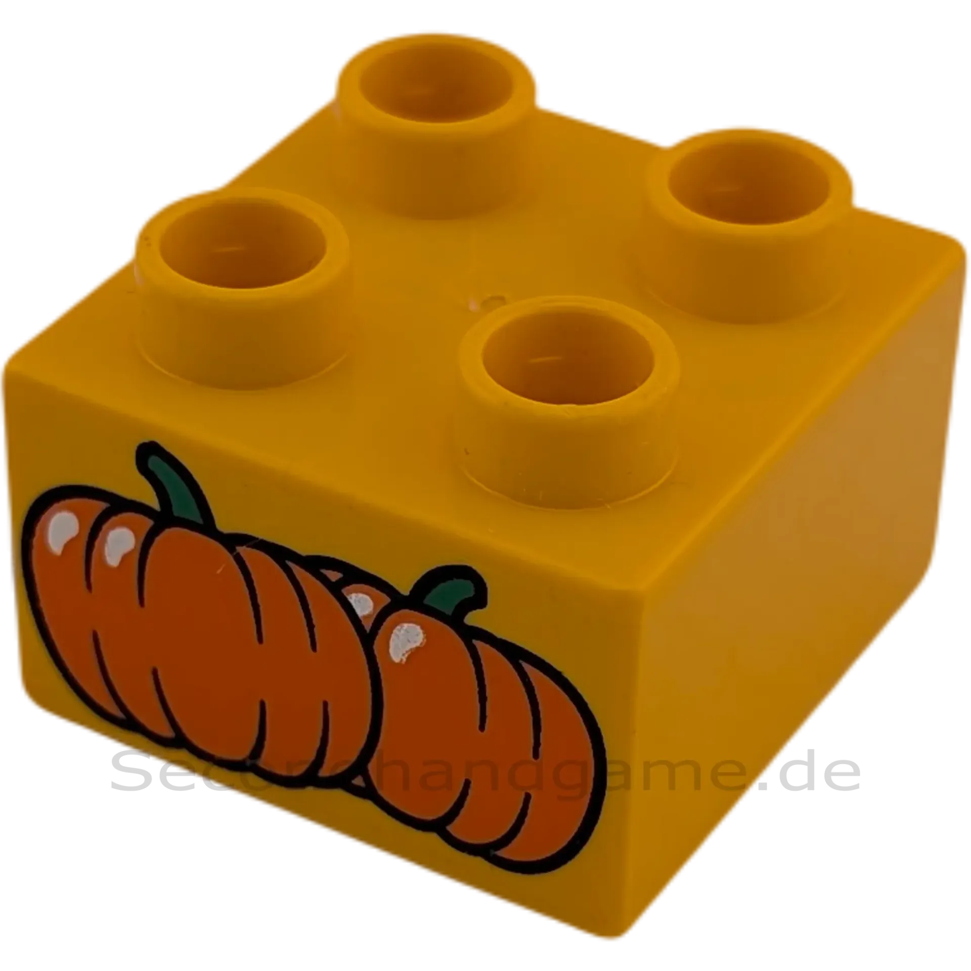 Lego Duplo 2x2 Stein Gelborang Kürbisse 3437