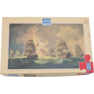 F.X. Schmid Puzzle 1000 Teile 98278 Thomas Luny Nächtliche Seeschlacht