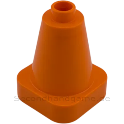 Lego Duplo 47408 Kegel Baustellenhütchen Wimpel Orange