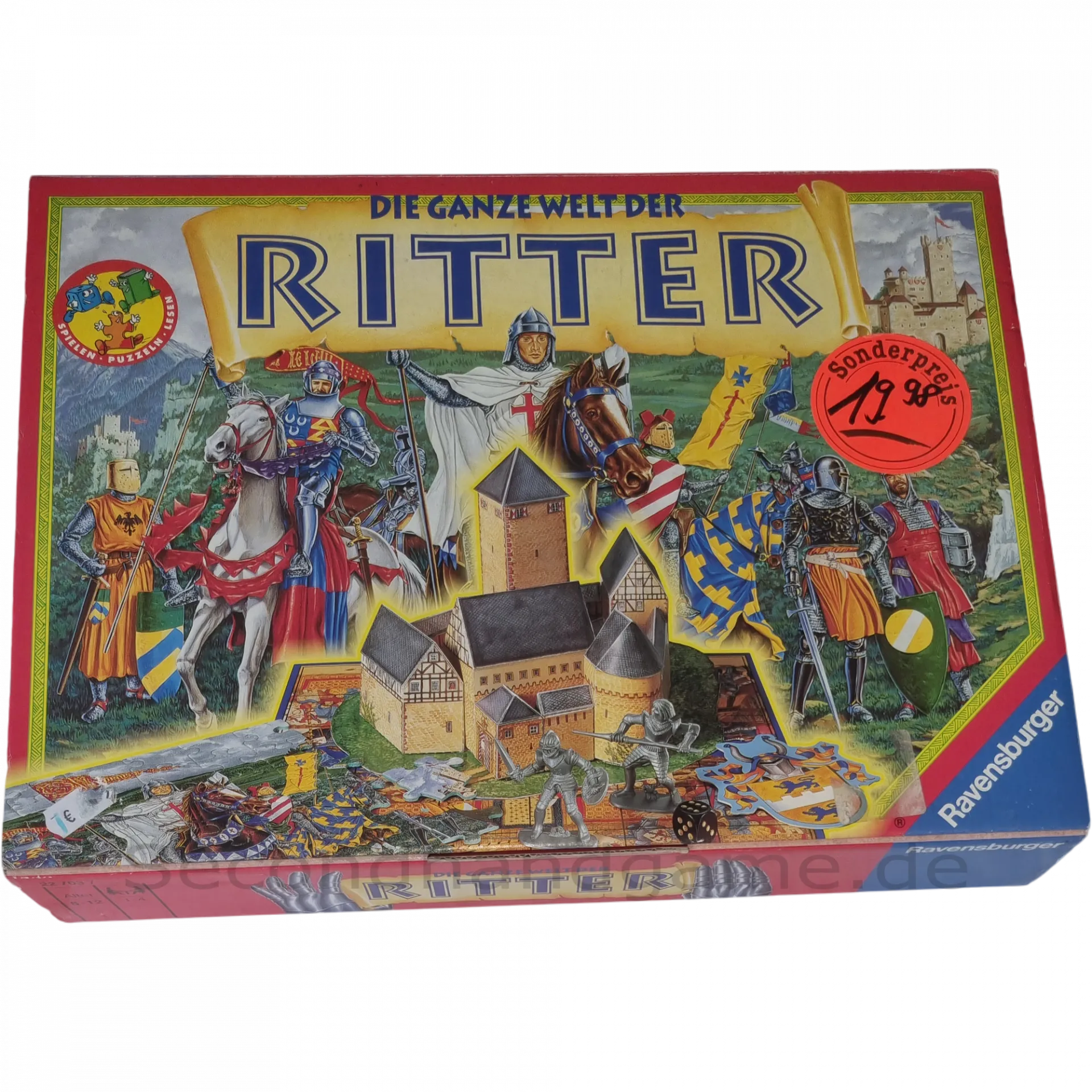 Ravensburger Die ganze Welt der Ritter 227037 Brettspiel + Puzzle