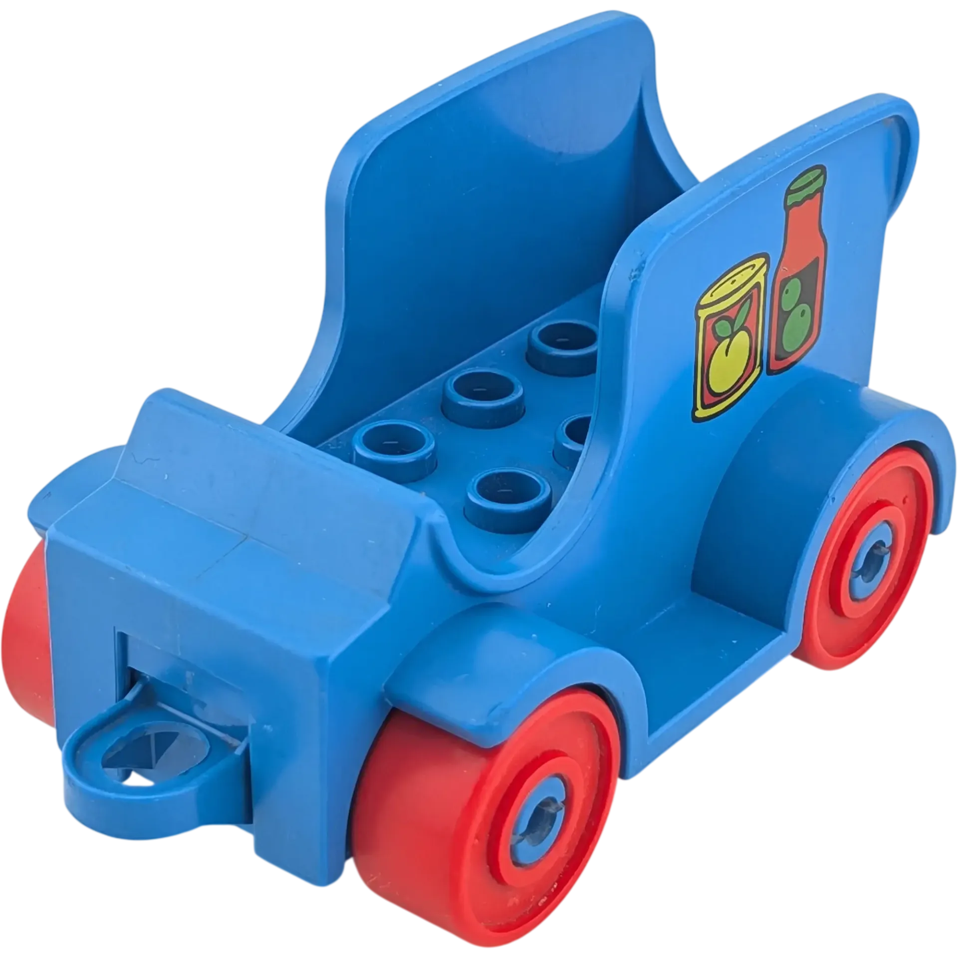 Lego Duplo Auto Getränke Lieferant Lieferwagen Blau B-Ware