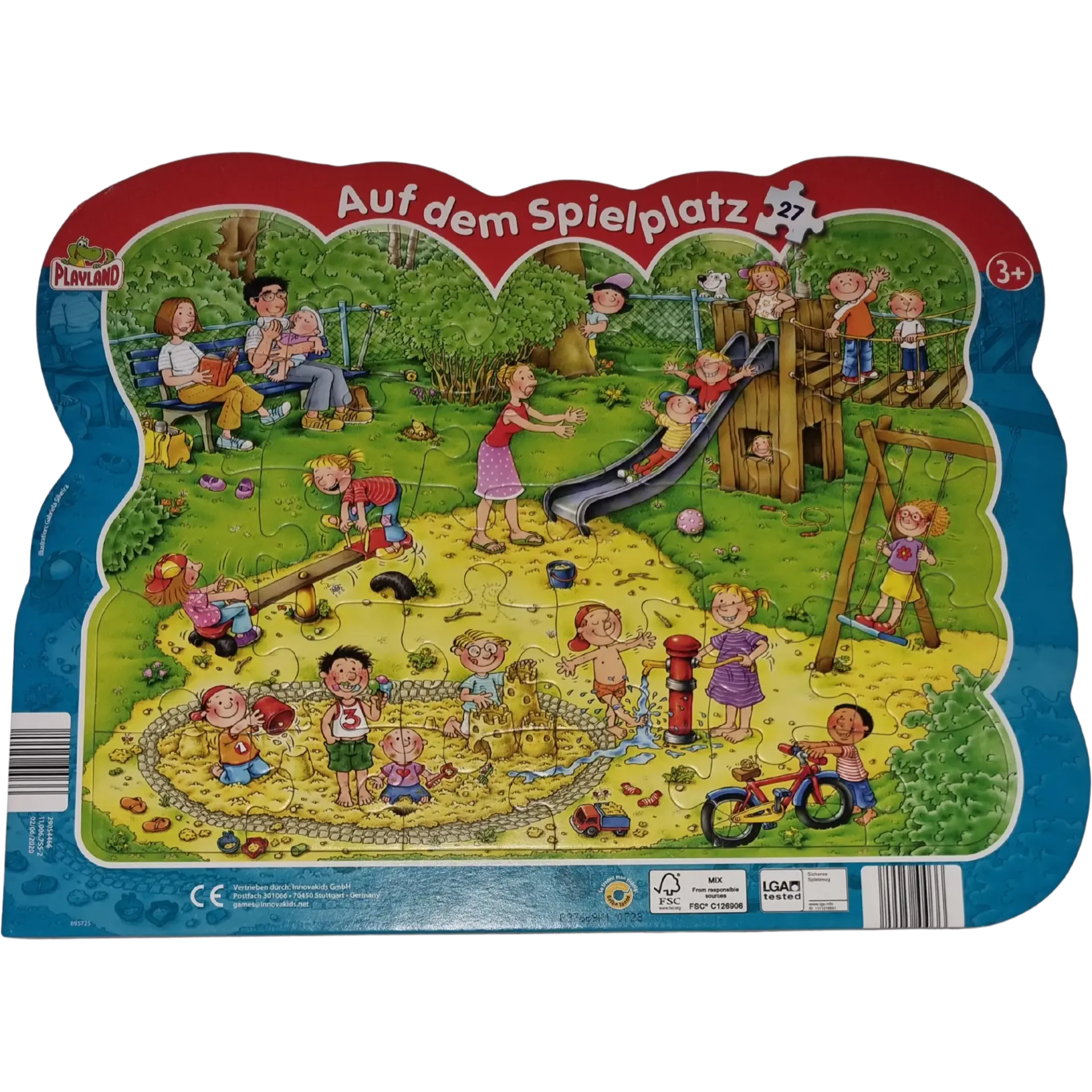 Innovakids Auf dem Spielplatz Puzzle 27 Teile