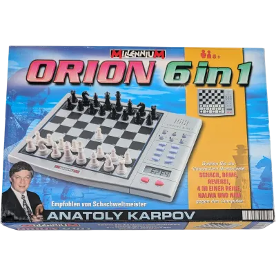 Millennium Orion 6in1 Schachcomputer mit 6 verschiedene Spielen