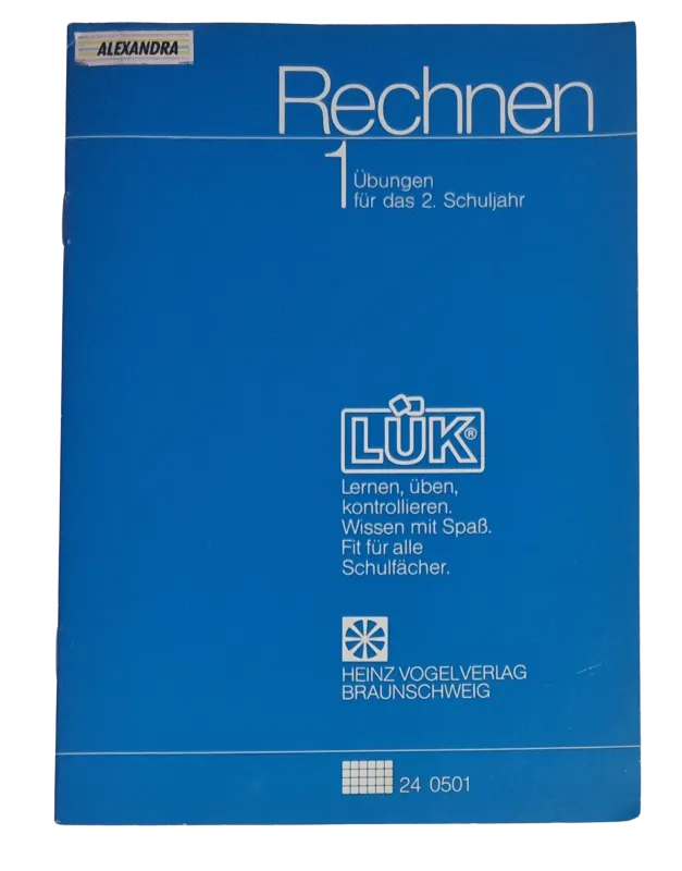 Lük Rechnen Übungen 1 für das 2. Schuljahr