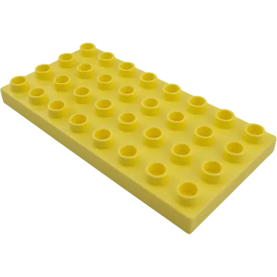 Lego Duplo Platte 4x8 Platte Hellgelb