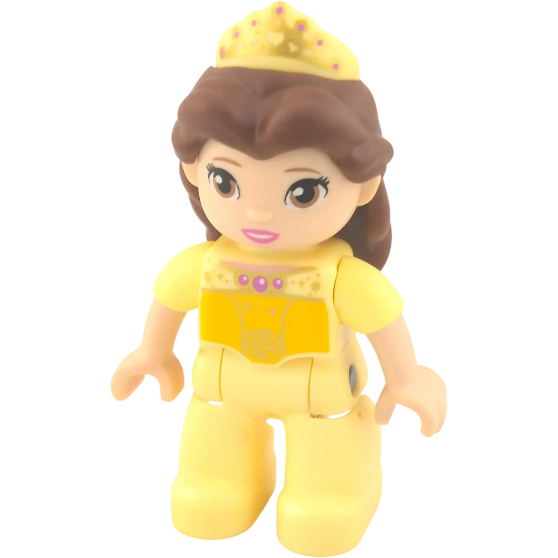 Lego Duplo 430J8 Disney Prinzessin in Gelb Gold Die schöne und das Biest