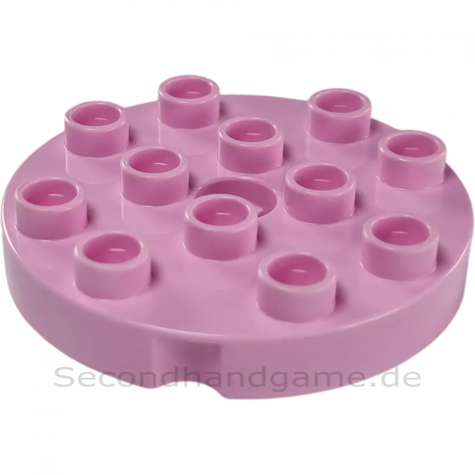 Lego Duplo 98222 Platte Rund mit Loch Kreis 4x4 Pink
