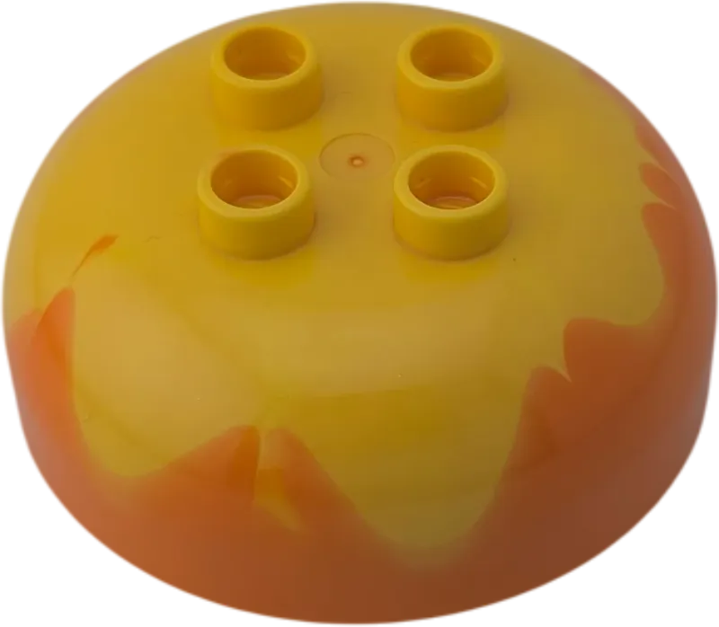 Lego Duplo Muffin Cupcake Oberteil Kuchen zum wechseln Orange und Sonnengelb