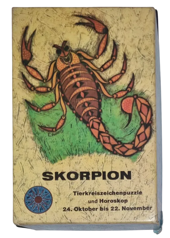 MB Tierkreiszeichenpuzzle und Horoskop Skorpion 125 Teile 3088D
