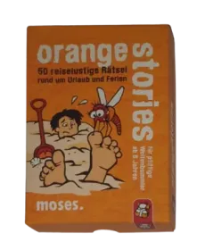 Moses Orange Stories 50 reiselustige Rätsel rund um Urlaub und Ferien