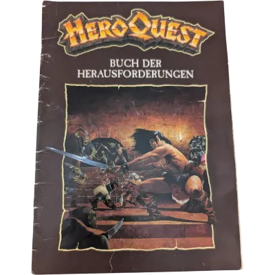 MB Hero Quest Master Ersatzteil Buch der Herausforderungen